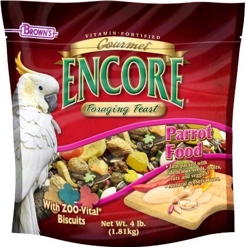 F.M. Brown's Encore Gourmet Foraging Feast Parrot Bird Food - 4 Lbs Default Title