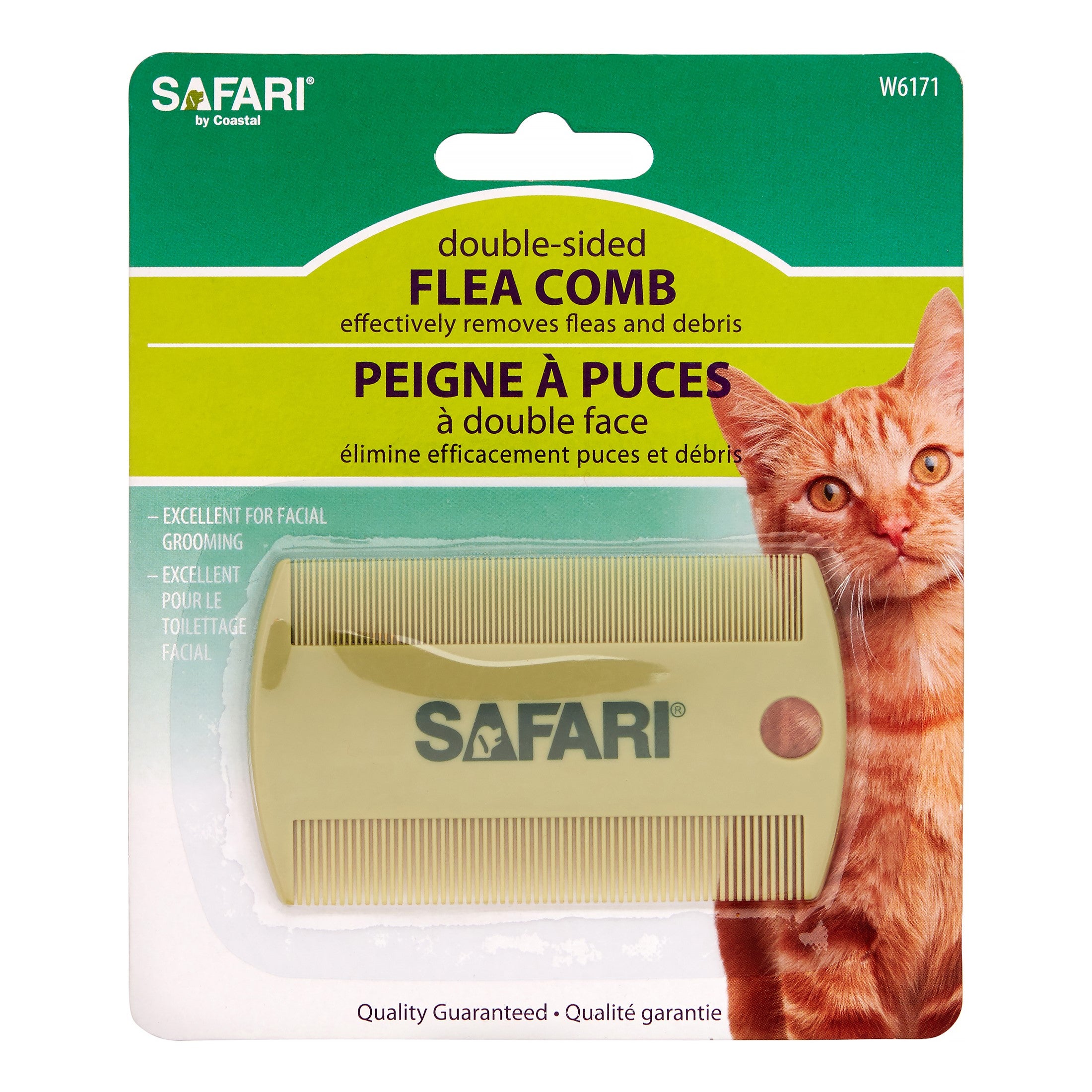 Coastal Safari Double-Sided Flea and Tick Cat Comb