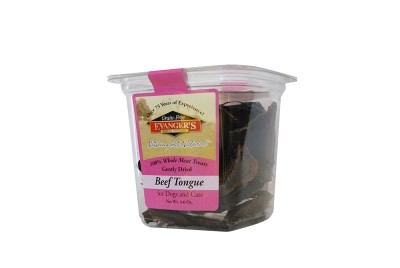 Evanger's Nothing But Natural Grain-Free Gently Freeze-Dried Beef Tongue Treats Natural Cat and Dog Chews - 4.6 Oz