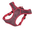 Coastal Comfort Soft Sport Wrap Adjustable Mesh Dog Harness - Gray/Red - Extra Small - 16-19 Inch