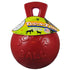 Jolly Pets Tug-N-Toss Fetch Ball Dog Toy with Handle - Red - Extra Large - 10 Inch