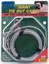 Coastal Spiral Stake Heavy Duty Combo Tie Out Cable and Leash - Giant - Gray - 10 Ft - Up To 150 Lbs