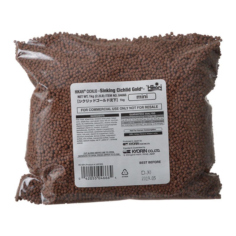 Hikari Sinking Cichlid Gold - Mini Pellets - 2.2 lb