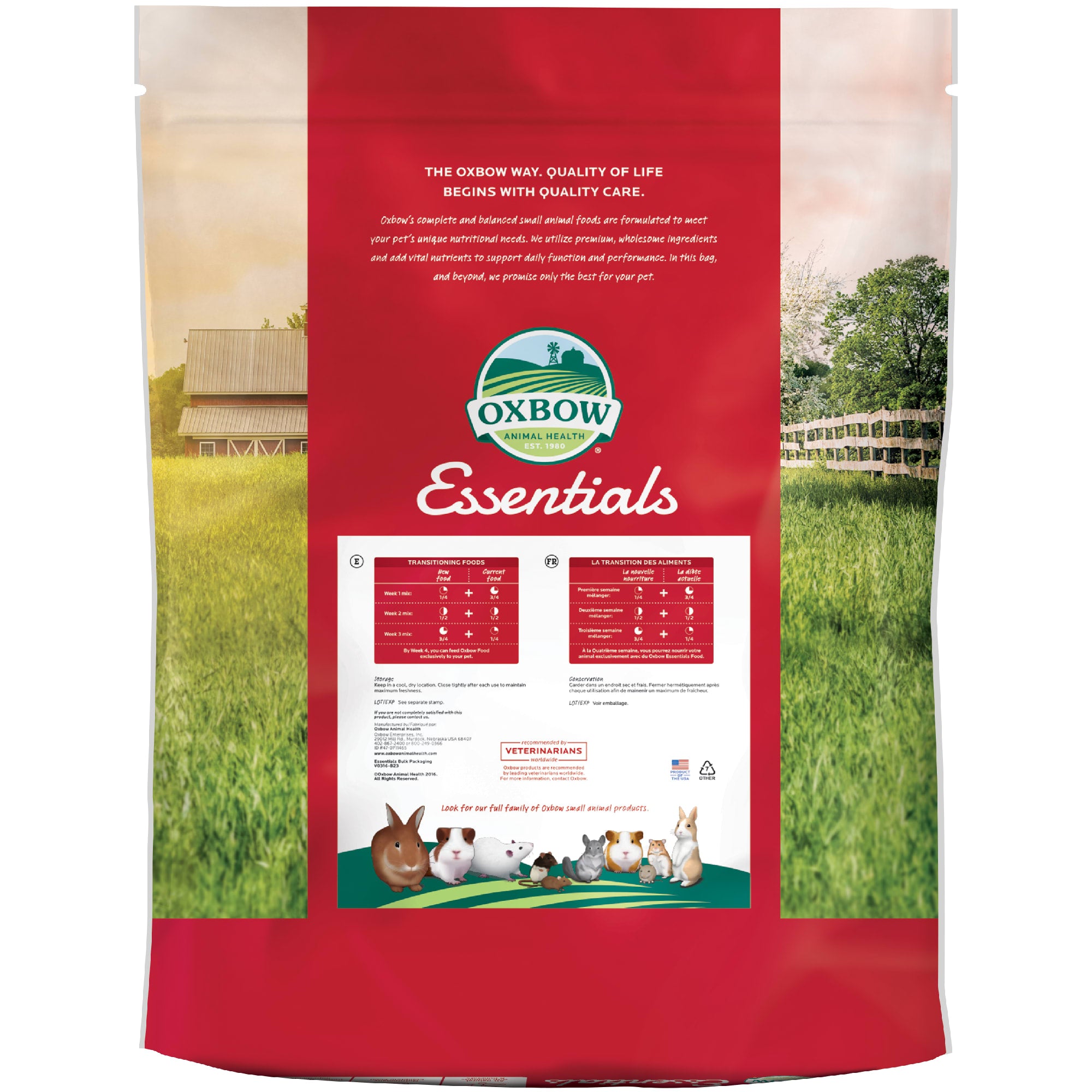 Oxbow Young Guinea Pig Essentials Small Animal Food - 25 lb Bag