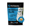 Pet Honesty Skin and Coat Omega and Biotin Chicken Flavor Supplemental Cat Treats - 3.7 Oz - 30 Day Supply