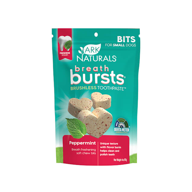 Ark Naturals Breath Bursts Peppermint Bites Brushless Toothpaste Dental Dog Chews - 4 Oz Default Title