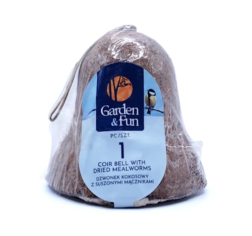A&E Cage Company Garden Fun Coconut Fiber Suet Bell Wild Bird Treats - 6 Count