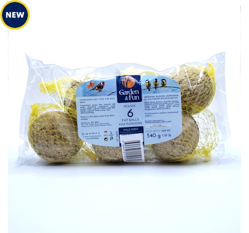 A&E Cage Company Garden Fun Suet Balls Wild Bord Treats - 12 Count