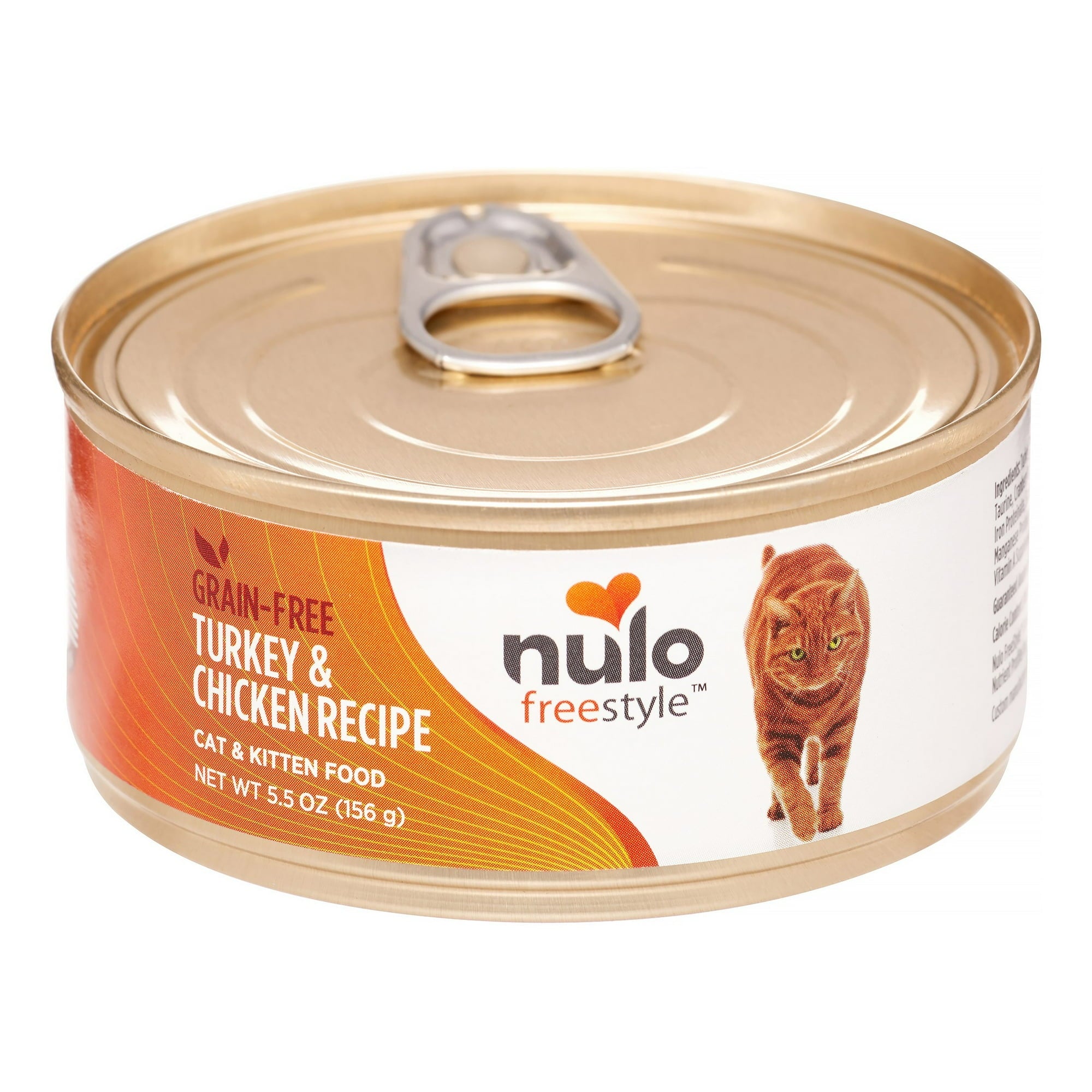 Nulo Freestyle Grain-Free Turkey and Chicken Kitten and Adult Canned Cat Food - 5.5 Oz - Case of 24