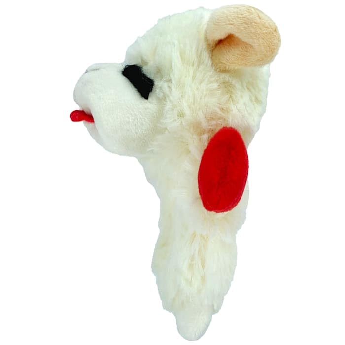 Multipet Lamb Chop Crinkle and Plush Dog Toy - Mini - 6" Inches  