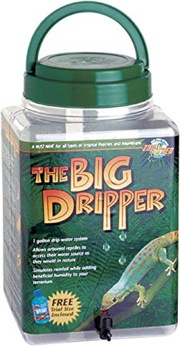 Zoo Med Laboratories The Big Dripper Drip Water System for Tropical Reptiles - 1 Gallon  