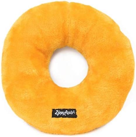 Zippy Paws Donutz Brown Chcocolate Glazed with Sprinkles Squeak and Plush Dog Toy - Jumbo - X-Large  