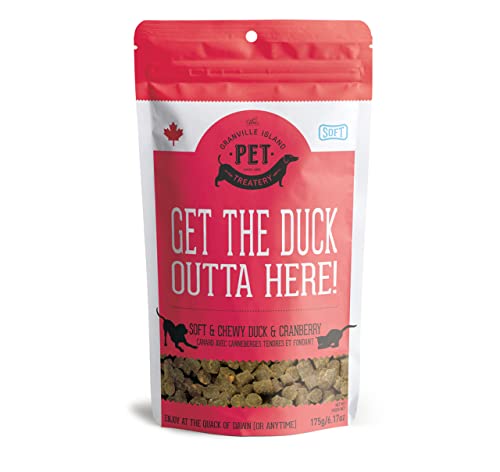 Granville Island Pet Treatery Get The Duck Outta Here Soft and Chewy Dog Treats - 6.17 ...