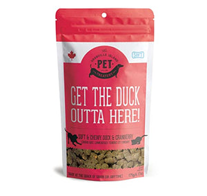 Granville Island Pet Treatery Get The Duck Outta Here Soft and Chewy Dog Treats - 6.17 Oz