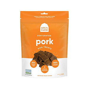 Open Farm Pork Flavored Dehydrated Jerky Dog Treats - 4.5 Oz - Case of 6