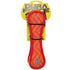 Tuffy's Duraforce Bone Zigzag Nylon Fetch Dog Toy - Red  