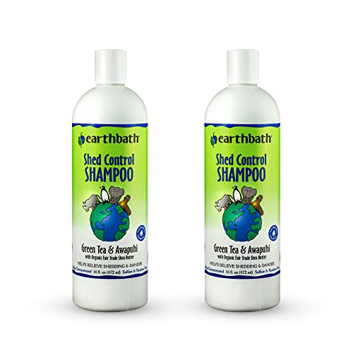 Earthbath Shed Control Green Tea Dog Shampoo - 1 Gallon  