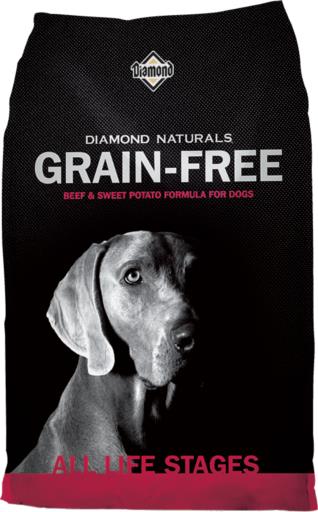 Diamond Naturals Grain-Free Beef and Sweet Potato Dry Dog Food - 14 Lbs  