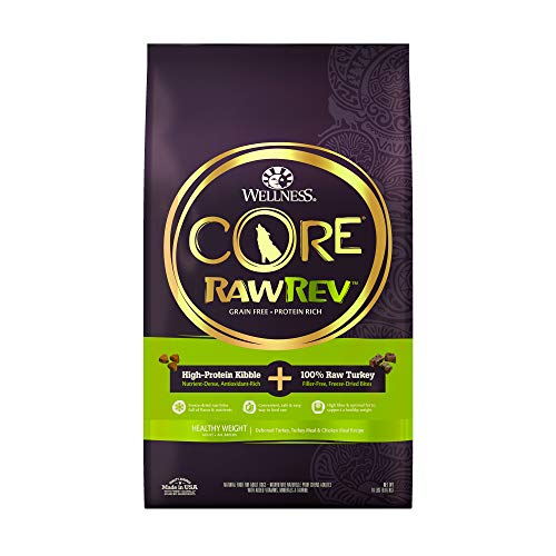 Wellness Core Raw-Rev Healthy Weight Grain-Free Deboned Turkey and Chicken with Freeze-...