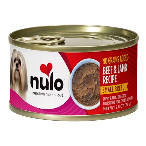 Nulo Grain-Free Beef and Lamb Pate Small-Breed Canned Dog Food - 2.8 Oz - Case of 12