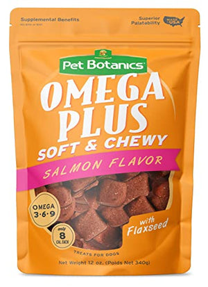 Pet Botanics Training Rewards Grain-Free Omega Salmon Soft and Chewy Dog Treats - 12 Oz