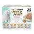 Purina Fancy Feast Ocean Whitefish Feast with Real Milk Kitten Formula Canned Cat Food - 3 Oz - Case of 24  