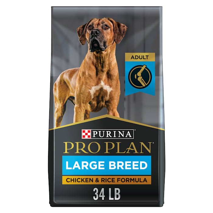 Purina Pro Plan Chicken and Rice Formula Large-Breed Adult Dry Dog Food - 34 Lbs  