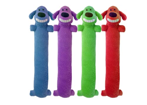 Multipet Loofa Squeak and Plush Dog Toy - Assorted - Jumbo - 24" Inches  
