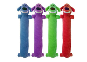 Multipet Loofa Squeak and Plush Dog Toy - Assorted - Jumbo - 24" Inches