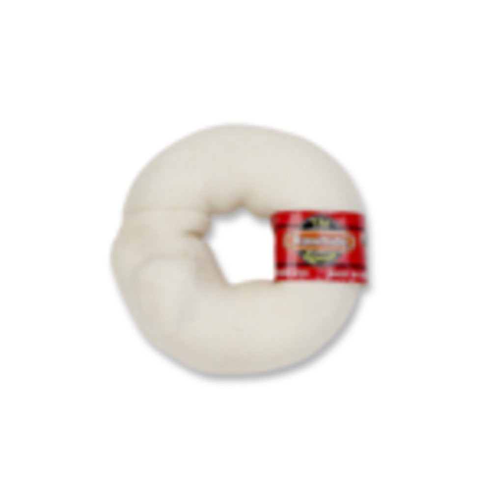 Rawhide Express Small Donut Shaped Natural Dog Chew - Small - 3-5