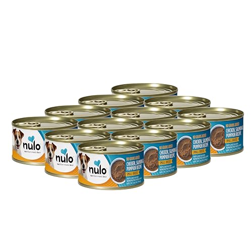 Nulo Grain-Free Chicken Salmon and Pumkin Pate Small-Breed Canned Dog Food - 2.8 Oz - Case of 12 Default Title