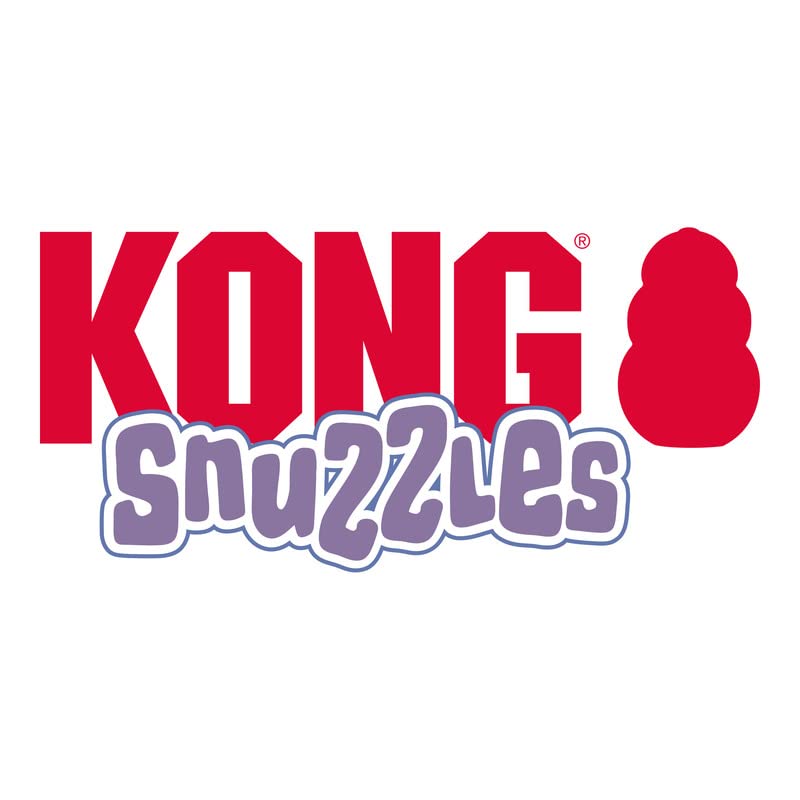 Kong Snuzzles Bear Squeak and Plush Dog Toy - Medium  