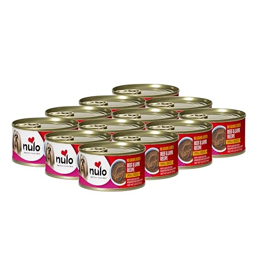 Nulo Grain-Free Beef and Lamb Pate Small-Breed Canned Dog Food - 2.8 Oz - Case of 12 Default Title