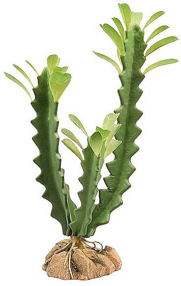 Zoo Med Laboratories Naturalistic Desert Plant Flora Euphorbia Plastic Plant Terrarium Décor  