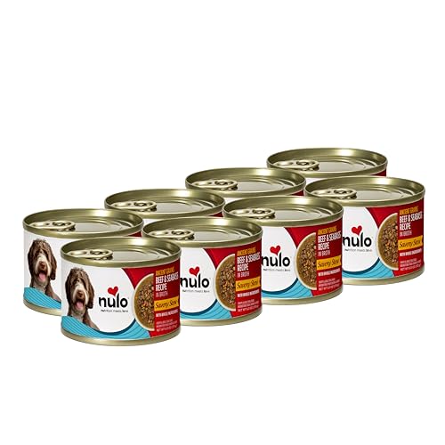 Nulo Ancient Grains Savory Stew Beef and Seabass in Broth Puppy and Adult Canned Dog Food - 6 Oz - Case of 8 Default Title
