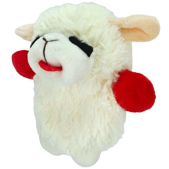 Multipet Lamb Chop Crinkle and Plush Dog Toy - Mini - 6