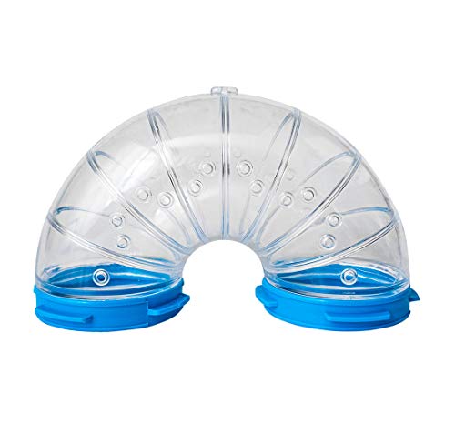 Ferplast Small Animal Hampster Cage Play Accessory T-Tubed Tunnel - L:6" Inch (2.5" Diameter)  