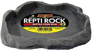 Zoo Med Laboratories Repti Rock Reptile Food Dish - Medium