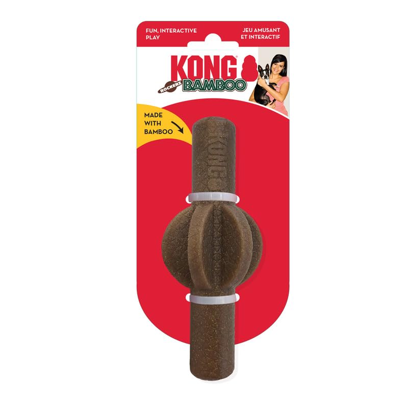 Kong Bamboo Rockerz Stick Dog Toy - Medium  