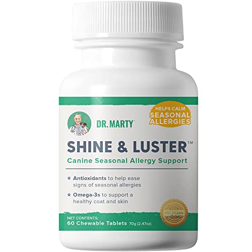 Dr. Marty Shine and Luster Chewable Dog Supplements - 60 Count  