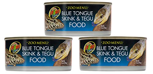 Zoo Med Laboratories Tongue Skink and Tegu Monitor Reptile Wet Canned Food - 6 Oz  