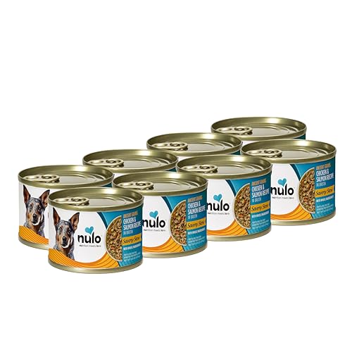 Nulo Ancient Grains Savory Stew Chicken and Salmon in Broth Puppy and Adult Canned Dog Food - 6 Oz - Case of 8 Default Title