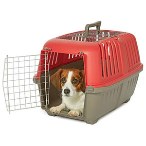 Midwest Spree Top Loading Double Door Travel Dog Kennel Carrier - Red - 24" X 15.5" X 1...