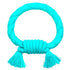 Playology Peanut Butter Scented Dri-Tech Ring Rope Dog Toy with Encapsiscent Technology - Large  