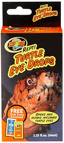 Zoo Med Laboratories Repti Turtle Eye Drops for Inflammed Eyes - 2.25 Oz