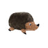 Outward Hound Hedgehogz Squeak and Plush Dog Toy - Brown - Small  