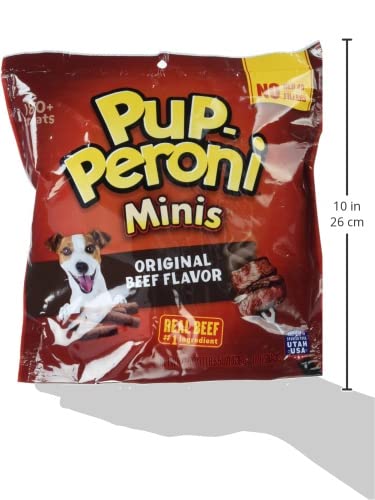 Pup-Peroni Original Beef Flavored Soft and Chewy Dog Treats - Mini - 22.5 Oz - Case of 4  