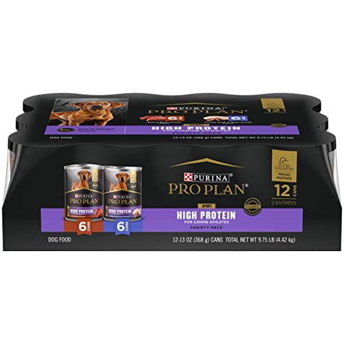 Purina Pro Plan Sport Classic High-Protein Beef and Bison Entrée Canned Dog Food - 13 Oz - Case of 12  