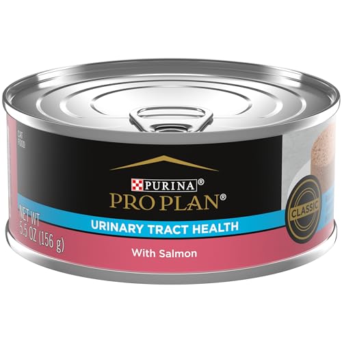 Purina Pro Plan Urinary Tract Health Classic Salmon Pate Entrée Canned Cat Food - 5.5 Oz - Case of 24  