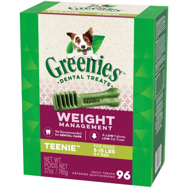 Greenies Weight Management Dental Dog Chews - Teenie - 27 Oz  